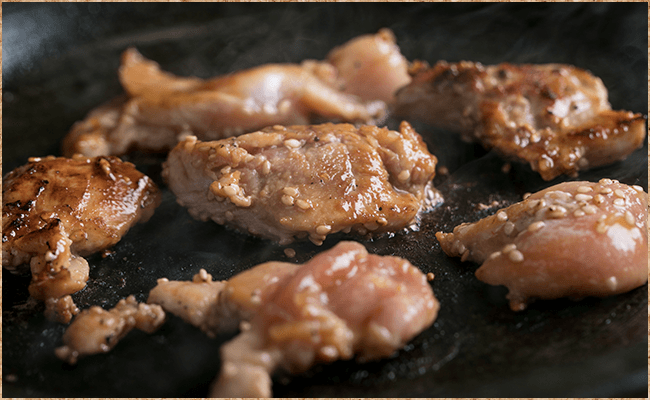 とり焼き食べ方