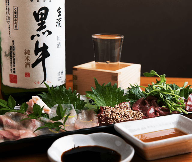 お造り・日本酒